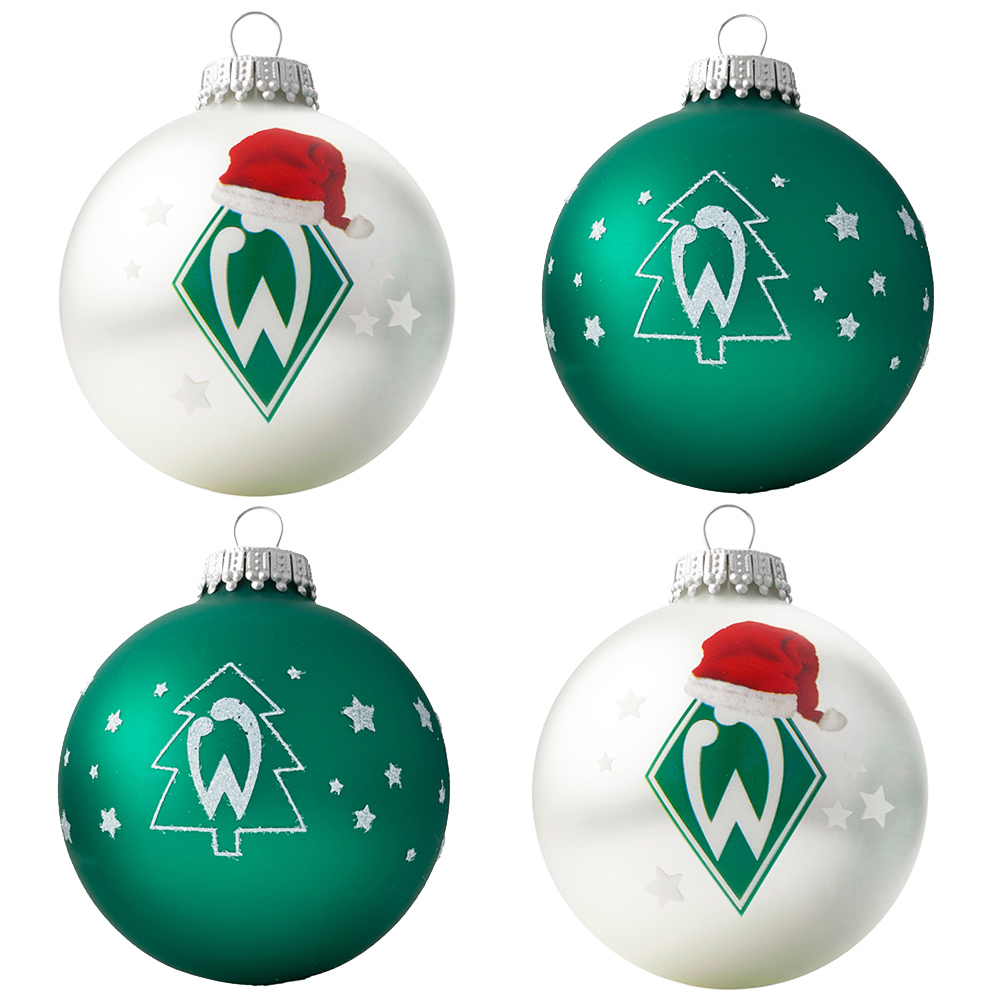 SV Werder Bremen Christbaumkugeln 4erSet
