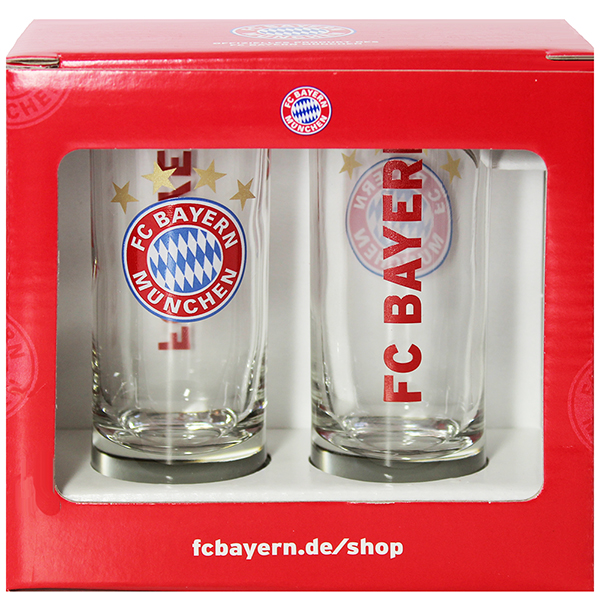 FC Bayern München Schnapsglas Glas 0,04 Liter 2erSet Neu