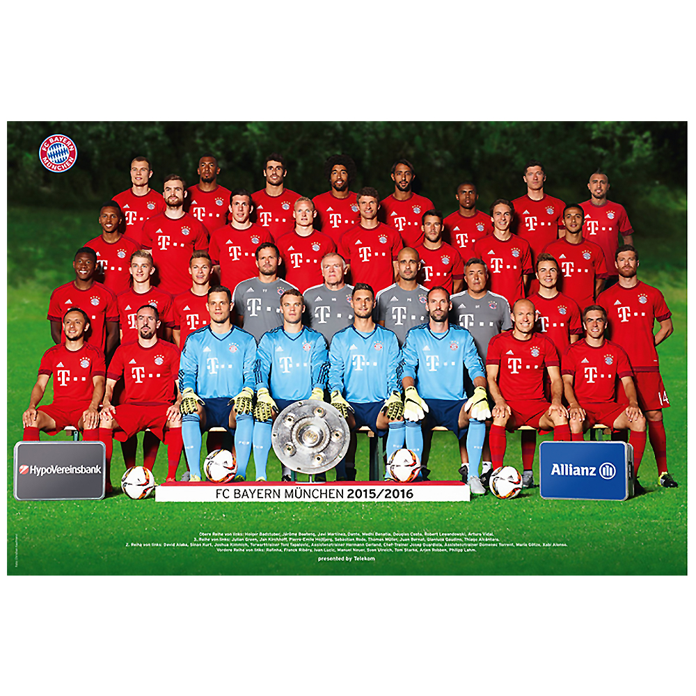 FC Bayern München Poster Team 2015 / 2016