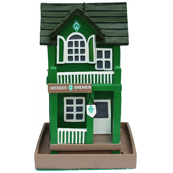 SV Werder Bremen Vogelhaus Vogelfutter Haus Gartenzwerg Werder Logo