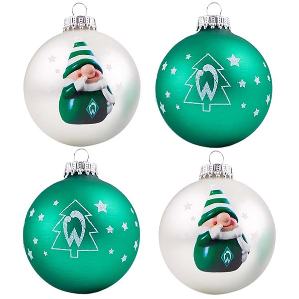 SV Werder Bremen Christbaumkugeln 4erSet