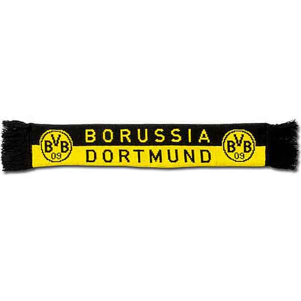 Borussia Dortmund BVB-Schal Logo schwarz 