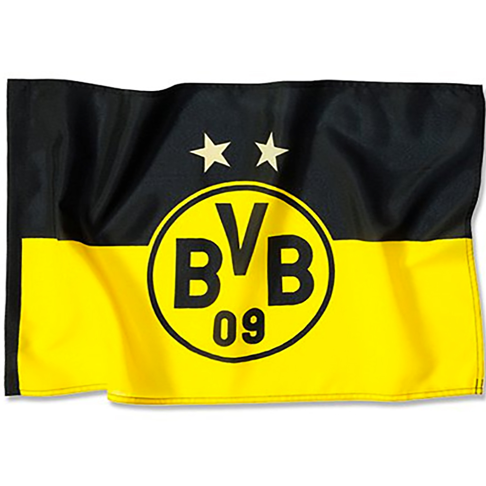 BVB Borussia Dortmund Stockfahne BVB Logo Fahne 90 x 60 ...