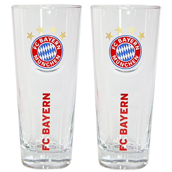 FC Bayern München Glas 0,3 Liter 2erSet