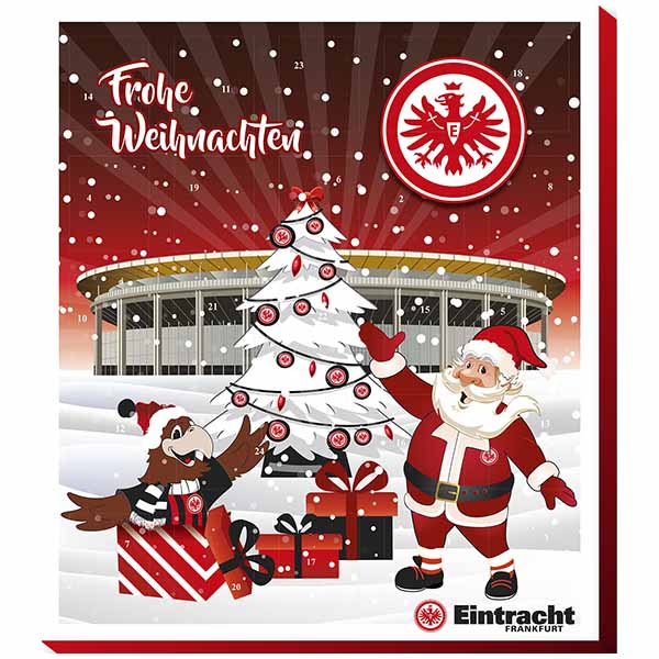 Eintracht Frankfurt Adventskalender 2019 Exklusiv Schokolade Poster 